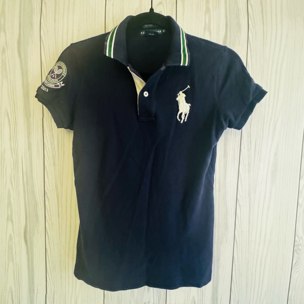 Rare Women's 2013 Wimbledon The Championships Polo Ralph Lauren Polo Size Medium